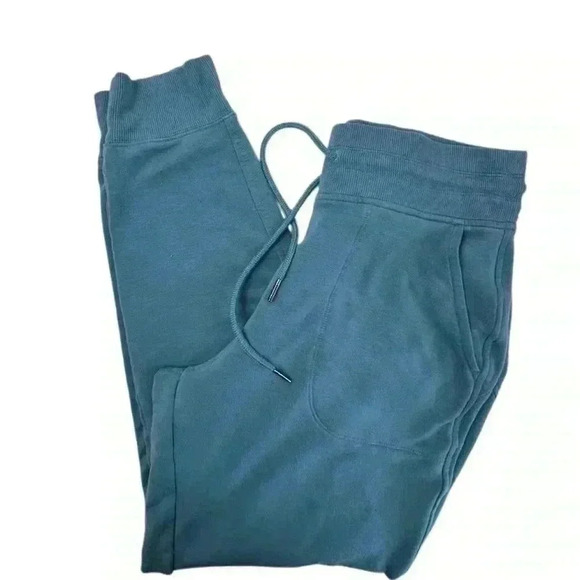 Athleta Women's Jogger Pants Size S Blue Tapered Casual Relaxed Fit - Picture 1 of 10